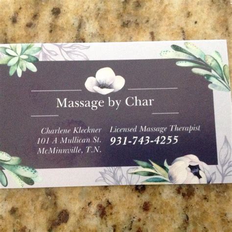 massage mcminnville tn|Massage by Char .